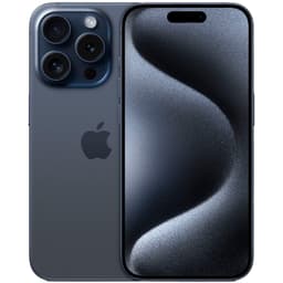 Смартфон Apple iPhone 15 Pro nano SIM+eSIM 256GB, синий титан (Blue Titanium)— фото №0