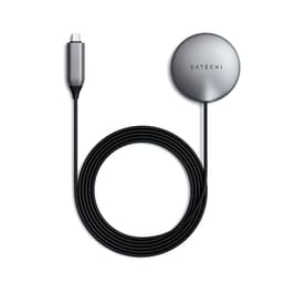 Зарядное устройство беспроводное Satechi Magnetic Wireless Charging Cable, 15Вт, серый космос— фото №3