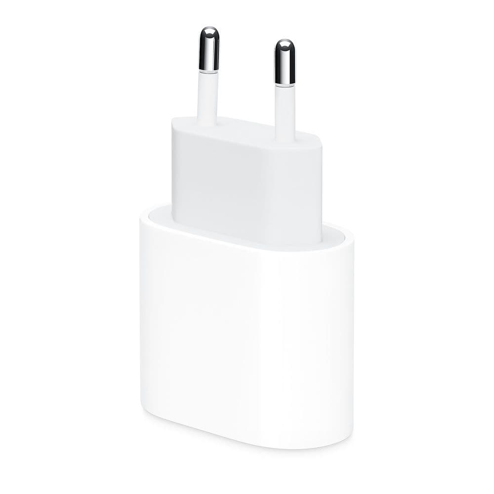 Зарядное устройство сетевое Apple USB-C, 20Вт, белый— фото №0