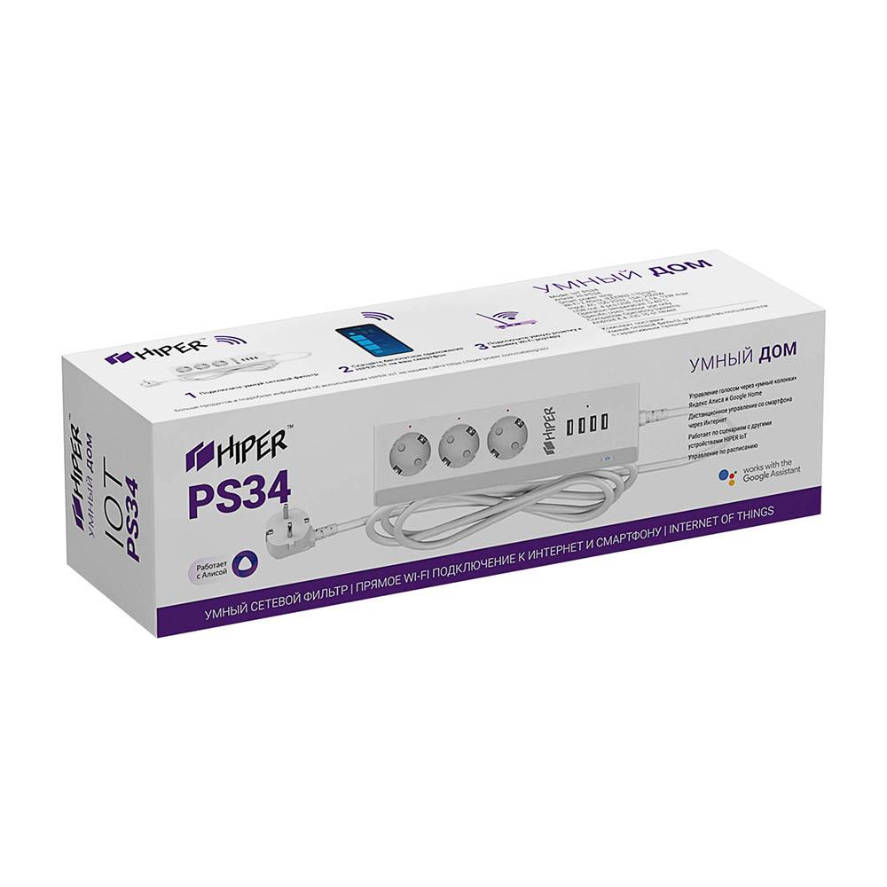 Умный сетевой фильтр HIPER IoT PS34 - 1