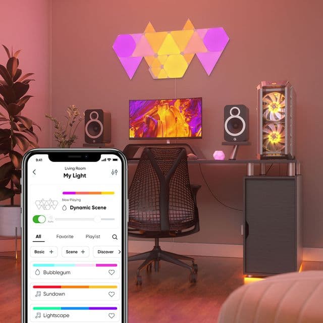 Стартовый набор Nanoleaf Shapes Triangles, 9 панелей photo 3