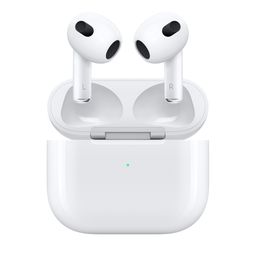 Беспроводные наушники Apple AirPods 3 (2021) Lightning Charging Case, белый— фото №0