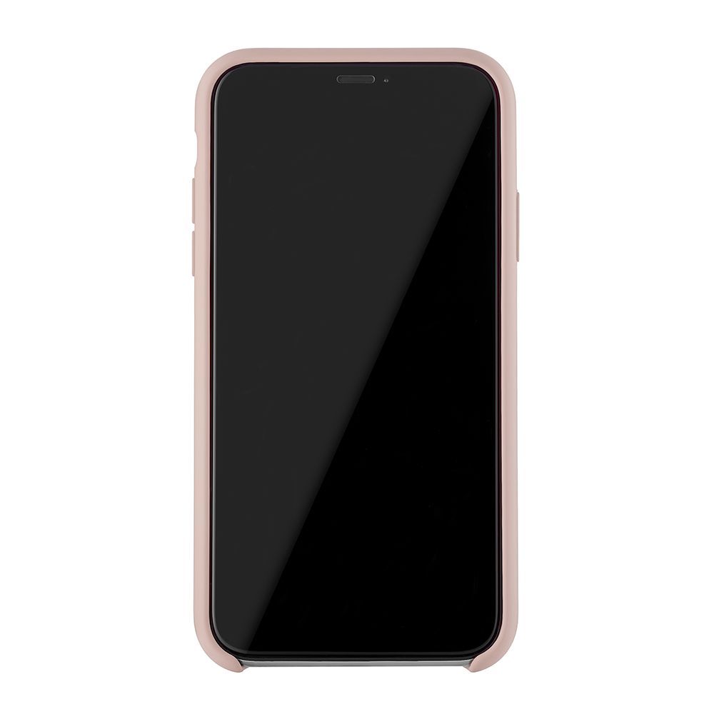 Чехол-накладка uBear Touch Case для iPhone 11, силикон, розовый— фото №1