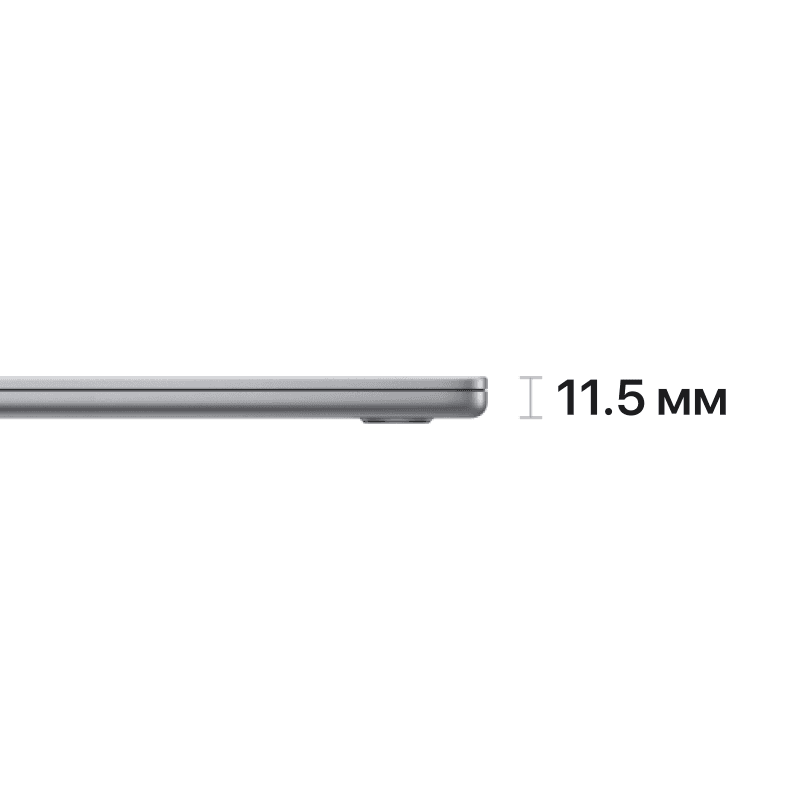 2023 Apple MacBook Air 15.3″ серый космос (Apple M2, 24Gb, SSD 2048Gb, M2 (10 GPU))— фото №2