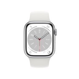 Apple Watch Series 8 GPS + Cellular 45mm (корпус - серебристый, IP6X)— фото №1