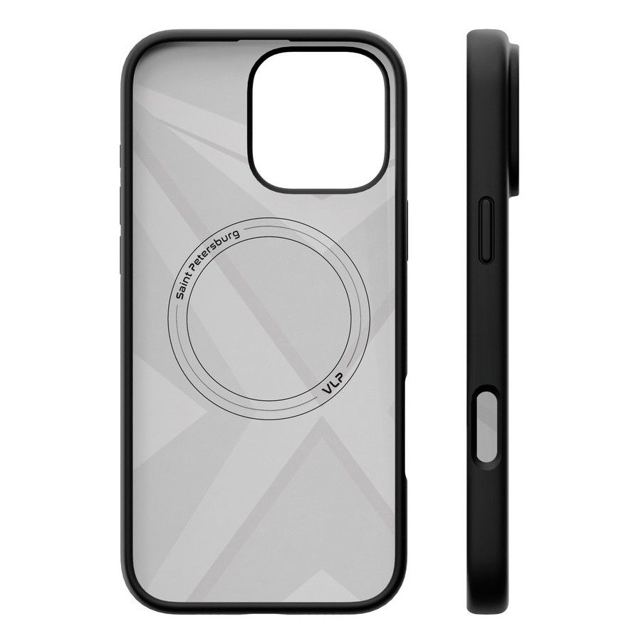 Чехол-накладка VLP Aster Case для iPhone 16 Pro Max, силикон, черный— фото №4