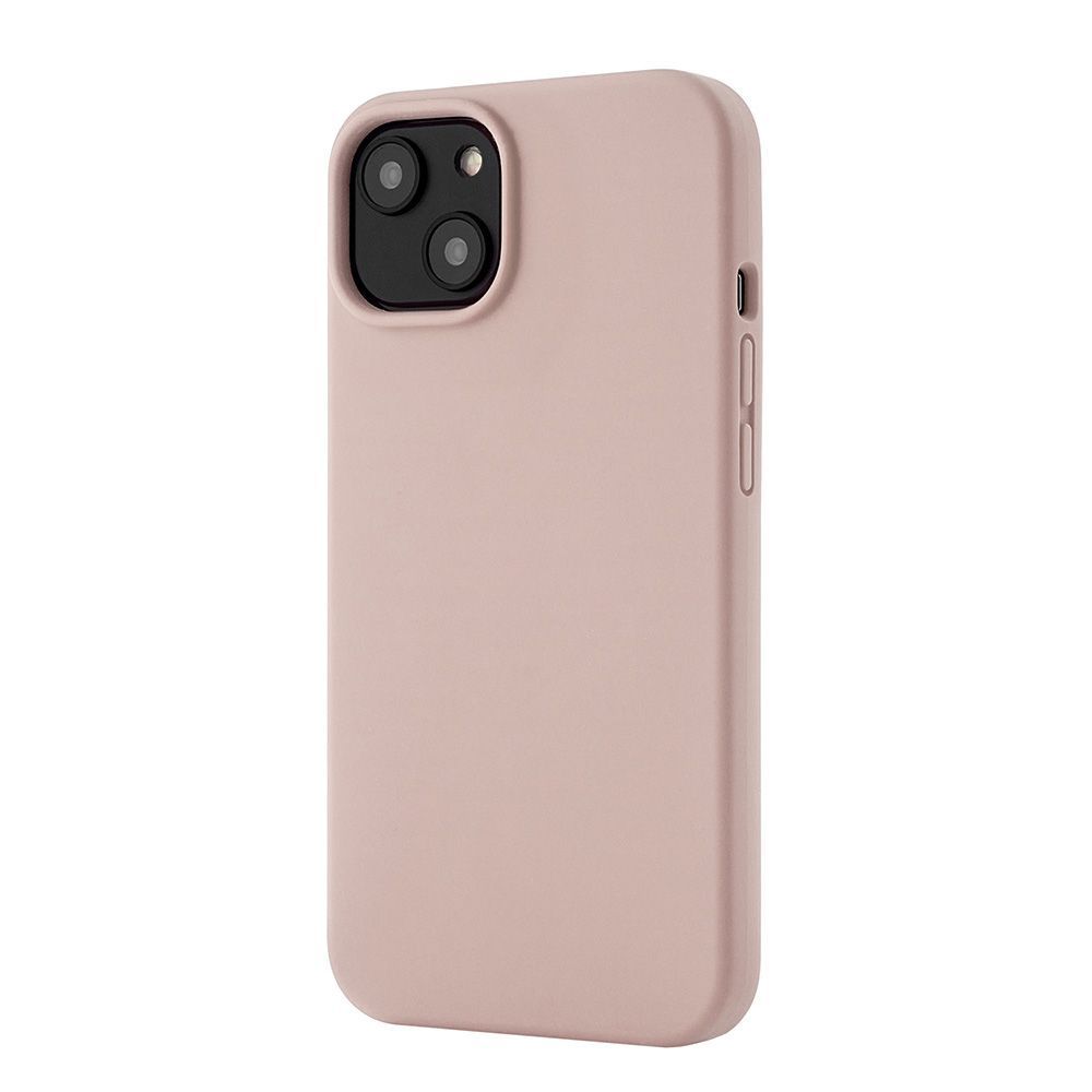 Чехол-накладка uBear Touch Mag Case для iPhone 14, силикон, розовый— фото №0