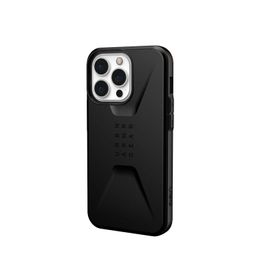 Чехол-накладка UAG Civilian для iPhone 13 Pro, поликарбонат, черный— фото №1