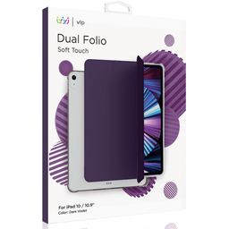 Чехол-книжка VLP Dual Folio для iPad 10,9″ 2022 (2022), поликарбонат, темно-фиолетовый— фото №4