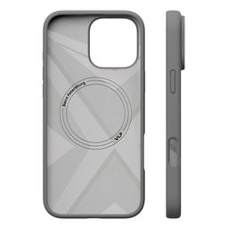 Чехол-накладка VLP Aster Case для iPhone 16 Pro Max, силикон, серый— фото №4