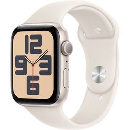 Apple Watch SE GPS  (корпус - сияющая звезда, 44mm ремешок Sport Band сияющая звезда, размер M/L)— фото №0