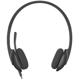 Гарнитура Logitech USB Headset H340, черный— фото №0