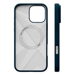 Чехол-накладка VLP Aster Case для iPhone 16 Pro, силикон, темно-синий— фото №4