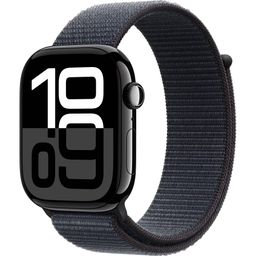 Apple Watch Series 10  (корпус - черный, 46mm ремешок Sport Loop чернила, размер One Size)— фото №0