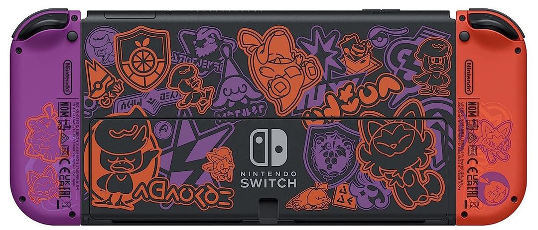 Игровая консоль Nintendo Switch OLED Pokemon Skarlet and Violet Edition— фото №4