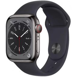 Apple Watch Series 8 GPS + Cellular 41mm (корпус - графитовый, IP6X)— фото №0