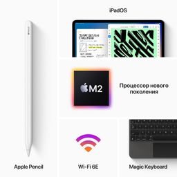 2022 Apple iPad Pro 12.9″ (1024GB, Wi-Fi + Cellular, серебристый)— фото №6