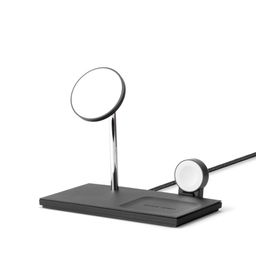 Зарядное устройство беспроводное Native Union Snap Magnetic 3 в 1 charging stand, черный— фото №0