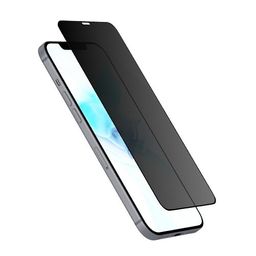 Защитное стекло uBear Privacy Extreme Nano Shield Black для iPhone 12/12 Pro, 0,3 мм, черная рамка— фото №1