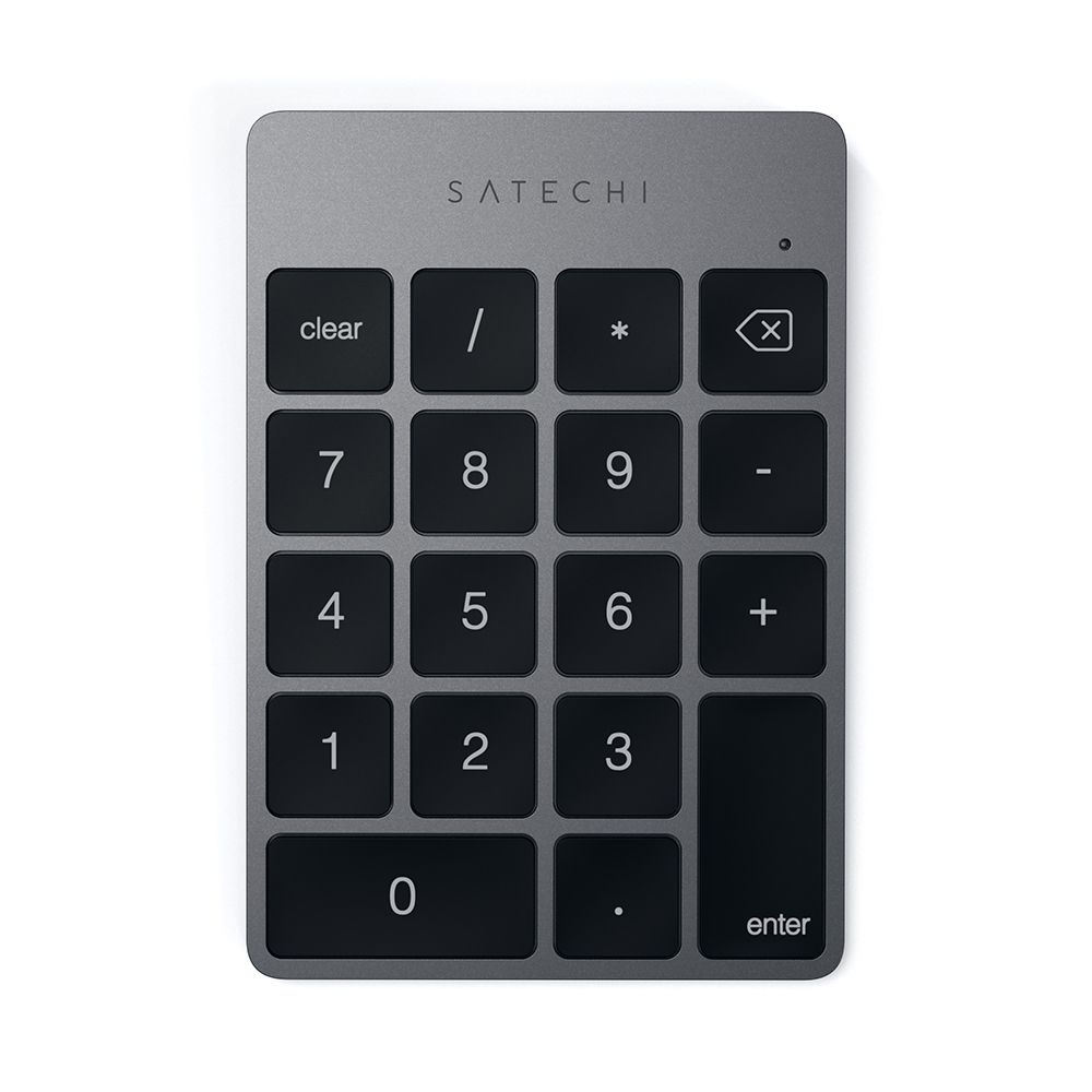 Кейпад беспроводная Satechi Aluminum Slim Keypad Numpad, серый космос— фото №2