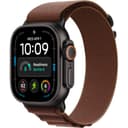 Смарт-часы Apple Watch Ultra 4 GPS + Cellular 49mm (корпус - черный титан, ремешок Alpine Loop бургунди, размер M)
