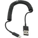 Кабель Deppa витой USB / Lightning 1,5м, черный