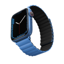 Ремешок Uniq Revix для Apple Watch 45mm/46mm/49mm, силикон, синий/черный
