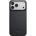 Чехол-накладка Pitaka Classic Edge Case для iPhone 18 Pro Max, арамид (кевлар), черный/серый