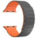Ремешок Caweon Gacrux для Apple Watch 40mm/41mm/42mm, силикон, серый/оранжевый