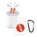 Чехол и наклейки Asynora STOP, для AirPods 2