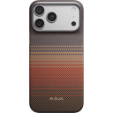 Чехол-накладка Pitaka Classic Edge Case для iPhone 18 Pro Max, арамид (кевлар), восход и заход луны