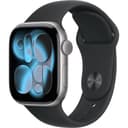 Смарт-часы Apple Watch Series 11 GPS 42mm (корпус - космический серый, ремешок Sport Band черный, размер S/M)