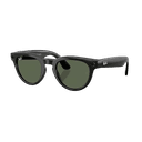 Умные очки Ray-Ban Headliner (Gen 2) Shiny Black G15 Green M, черный