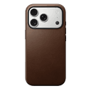 Чехол-накладка Nomad Modern Leather Case для iPhone 17 Pro, кожа, коричневый