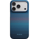 Чехол-накладка Pitaka Classic Edge Case для iPhone 18 Pro, арамид (кевлар), полночный синий