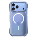 Чехол-накладка VLP Bubble Case для iPhone 18 Pro Max, силикон, голубой