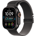 Смарт-часы Apple Watch Ultra 4 GPS + Cellular 49mm (корпус - черный титан, ремешок Milanese Loop черный титан, размер M)