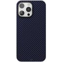 Чехол-накладка VLP Kevlar Case для iPhone 16 Pro, арамид (кевлар), темно-синий