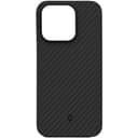 Чехол-накладка Asynora Magnetic aramid fiber для iPhone 15 Pro, арамид (кевлар), черный
