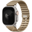 Ремешок Uniq FLUO для Apple Watch 40mm/41mm/42mm/44mm/45mm/46mm/49mm, силикон, песочный