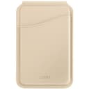 Кардхолдер Uniq Coehl Esme with Mirror and Stand MagSafe, экокожа, кремовый