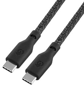 Кабель uBear Trend USB-C / USB-C, 5A, 140Вт 2,4м, черный - 1
