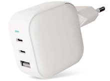 Зарядное устройство сетевое VLP G-Charge 2x USB-C + USB-A, 65Вт, белый - 1