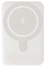 Внешний аккумулятор c БЗУ VLP Magsafe PowerBank 5000 мАч, белый - 0