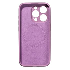 Чехол-накладка Synora Silicon MagCase для iPhone 15 Pro, силикон, лиловый - 3