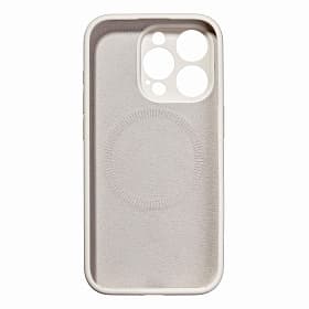 Чехол-накладка Synora Silicon MagCase для iPhone 15 Pro, силикон, белый - 3