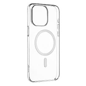 Чехол-накладка Synora Mag Clear Case для iPhone 15 Pro, полиуретан, прозрачный - 0