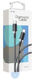 Кабель VLP Diamond Cable USB-C / USB-C, 3A 1,2м, черный - 1
