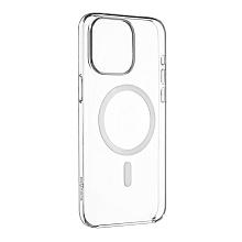 Чехол-накладка Asynora Mag Clear Case для iPhone 15 Pro, полиуретан, прозрачный - 2