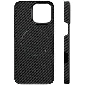 Чехол-накладка VLP Kevlar Case для iPhone 16 Pro, арамид (кевлар), черный - 1